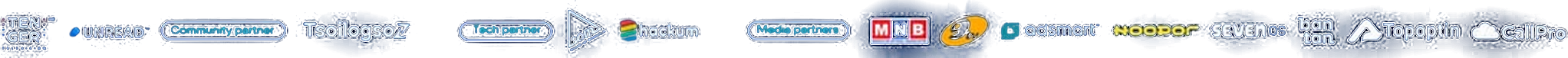 Media, community and tech partners
