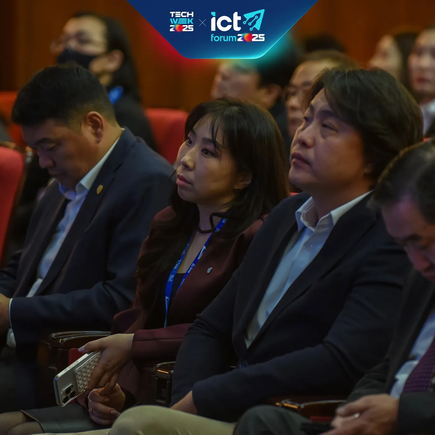 Audience listening at ICT Forum 2025